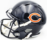 BRIAN URLACHER AUTOGRAPHED BEARS BLUE FULL SIZE HELMET HOF 18 BECKETT 230259