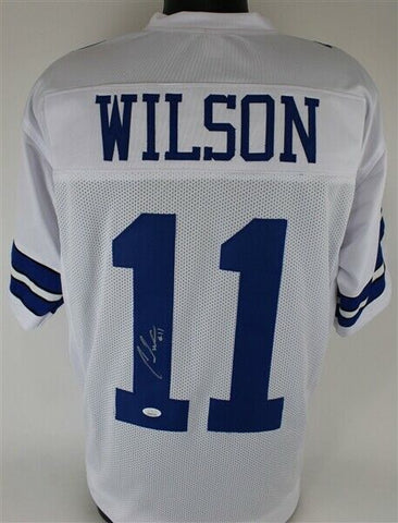 Cedrick Wilson Jr. Signed Cowboys Jersey (JSA COA) Dallas Draft Pick 2018 / WR