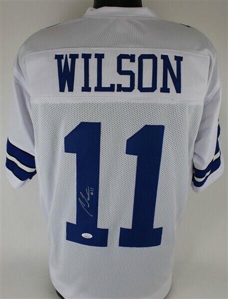 Cedrick Wilson Jr. Signed Cowboys Jersey (JSA COA) Dallas Draft Pick 2018 / WR