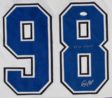 Mikhail Sergachev Signed Tampa Bay Lightning Jersey "2x SC Champ" (JSA Defense