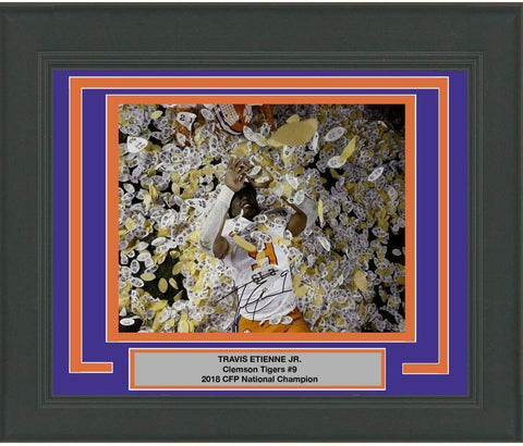 FRAMED Autographed TRAVIS ETIENNE JR Clemson Tigers 16x20 Photo JSA COA 1