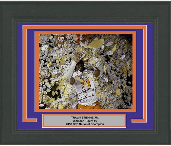 FRAMED Autographed TRAVIS ETIENNE JR Clemson Tigers 16x20 Photo JSA COA 1