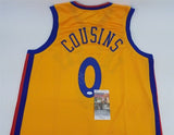 DeMarcus Cousins Signed Golden State Warriors "The Bay" Yellow Jersey (JSA COA)