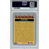 Deion Sanders Autographed/Signed Atlanta Falcons/Braves Trading Card PSA 55237