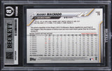 Padres Manny Machado Authentic Signed 2020 Topps Chrome #76 Card BAS Slabbed