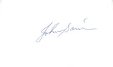 Johnny Sain Autographed/Signed Atlanta Braves Index Card Beckett 56523