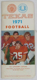 1971 Texas Longhorns Football Media/Press Guide 136967