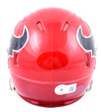 JJ Watt Autographed Texans Flash Speed Mini Helmet- Beckett W Hologram *White