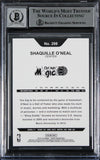 Magic Shaquille O'Neal Signed 2018 Hoops #298 Card Auto 10! BAS Slabbed