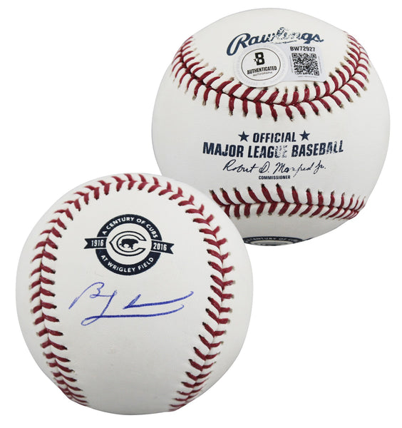 Cubs Ben Zobrist Signed A Century of Cubs Manfred OML Baseball BAS #BW72927