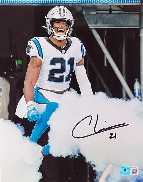 JEREMY CHINN AUTOGRAPHED CAROLINA PANTHERS 8x10 PHOTO BECKETT