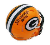Earl Dotson Signed Green Bay Packers Speed NFL Mini Helmet with Inscription