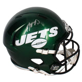 Aaron Rodgers Autographed New York Jets Full Size Speed Helmet Fanatics