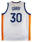Stephen Curry Authentic Signed White Pro Style Jersey Autographed BAS