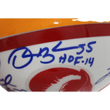 Lee Roy Selmon +4 Tampa Bay Buccaneers Signed 75-96 Mini Helmet Beckett 57282