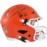Quinshon Judkins Autographed Cleveland Browns Speedflex Helmet Beckett WIT 53118