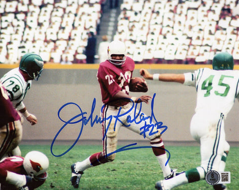 Johnny Roland Signed Cardinals 8x10 Photo - (Beckett COA)