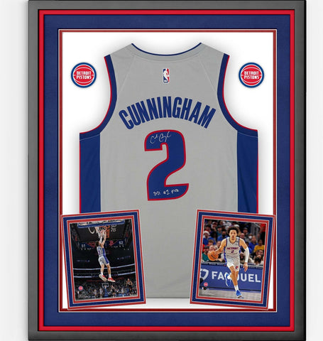 Cade Cunningham Pistons FRMD Signed Jordan Statement Swingman Jersey w/Insc