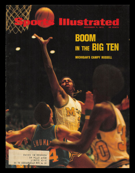 Campy Russell Autographed Signed Sports Illustrated Cover Michigan SKU #238022