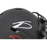 Stefon Diggs Signed Houston Texans Eclipse Mini Helmet Beckett 46343