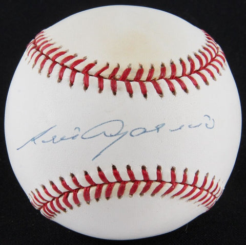 Luis Aparicio Signed OAL Baseball (SOP) Hall of Fame / 1956 Rookie of the Year