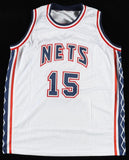 Vince Carter Signed New Jersey Nets Jersey (PSA) 1999 NBA Rookie o/t Year.