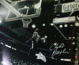 Clyde Drexler Autographed Portland 16x20 B/W Dunk Photo- JSA W