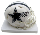 Emmitt Smith HOF Autographed Mini Cowboys Lunar Football Helmet PROVA 200068