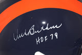 Dick Butkus Signed Chicago Bears Authentic 1936 Tribute Helmet HOF JSA 28639
