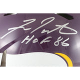 Fran Tarkenton Autographed Minnesota Vikings Authentic TB Helmet Beckett 50833