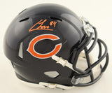 Colston Loveland Signed Chicago Bears Mini Helmet (Beckett) 2025 1st Rnd Pck /TE