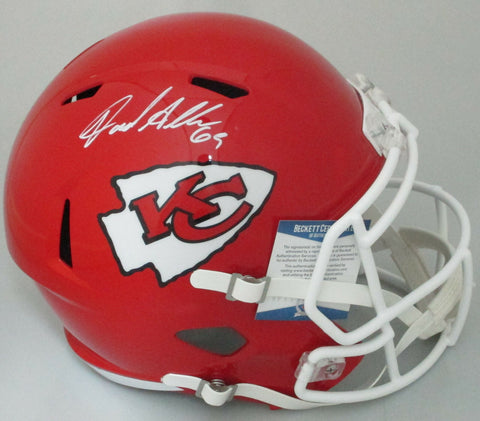 Chiefs JARED ALLEN Signed Riddell Full Size Replica Speed Helmet - Beckett