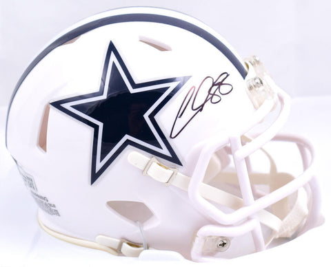 CeeDee Lamb Signed Dallas Cowboys ALT 2022 Speed Mini Helmet - Fanatics *Thin