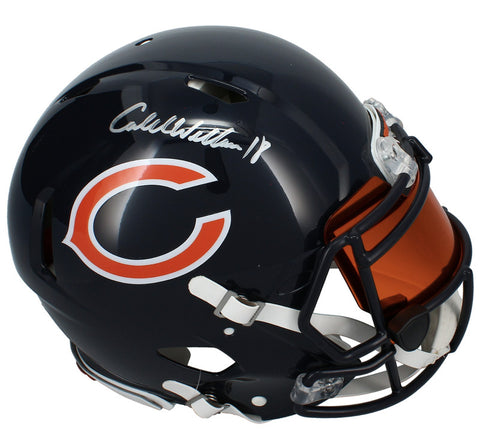Caleb Williams Autographed Chicago Bears Authentic Helmet w/ Visor Fanatics