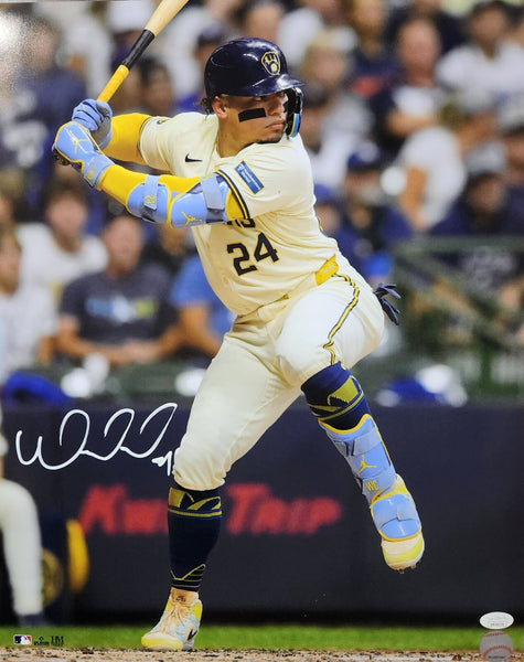 Milw. Brewers Catcher WILLIAM CONTRERAS Signed 16X20 Photo #9 AUTO - JSA