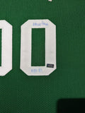 FRAMED BOSTON CELTICS ROBERT PARISH AUTOGRAPHED JERSEY MOUNTED MEMORIES HOLO