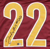 Jacory Croskey-Merritt Signed Washington Commanders Jersey (Beckett) Redskin R.B