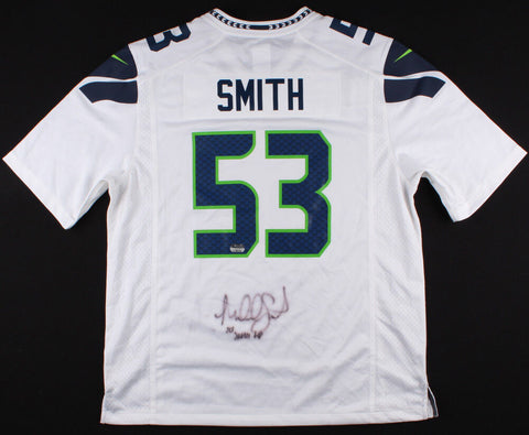 Malcolm Smith Signed Seahawks Custom Jersey Inscribed "SB XLVIII MVP" (Fanatics)