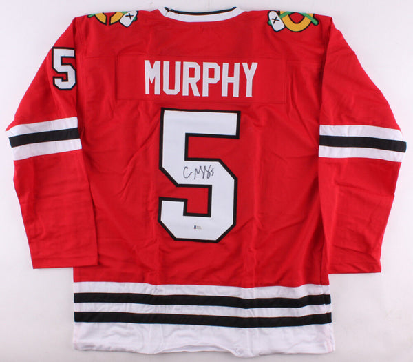 Connor Murphy Signed Chicago Blackhawks Jersey (Beckett COA) Hawks / Defense