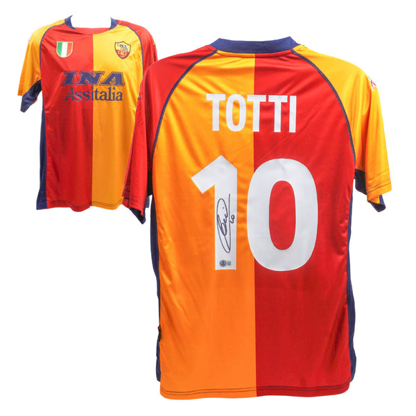 Francesco Totti Signed AS Roma Soccer Jersey #10 with Beckett COA
