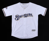 Keston Hiura Signed Brewers Jersey (PSA COA) Milwaukee's 2017 1st Round Draft Pk