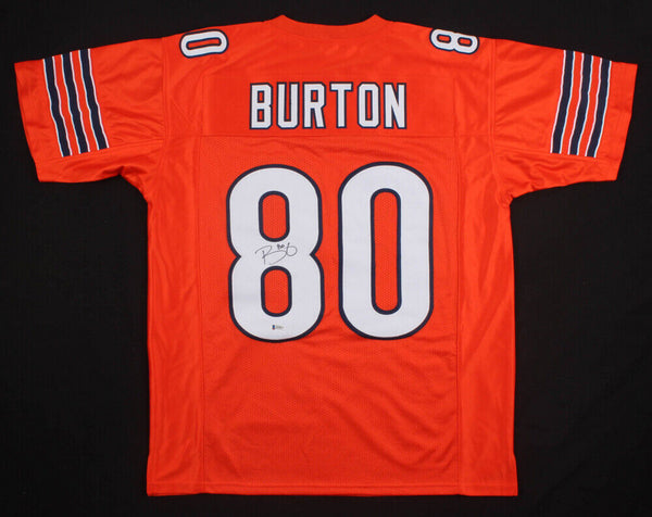 Trey Burton Signed Chicago Bears Jersey (Beckett COA) TD Pass in Super Bowl LII
