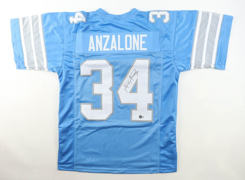 Alex Anzalone Signed Detroit Lions Jersey (Beckett) 2017 3rd Round Pick / L.B.
