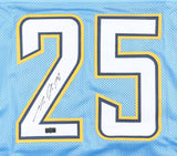 Melvin Gordon Signed San Diego Chargers Jersey (Player Hologram) 2xPro Bowl R.B.