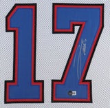 Josh Allen Signed / Framed Buffalo Bills Jersey (Beckett) 2xPro Bowl Quarterback