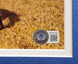 Johnny Unitas Autographed Framed 8x10 Photo Colts (Smudged) Beckett #AC94152