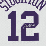 FRMD John Stockton Utah Jazz Signed Mitchell and Ness 1991-92 Swingman Jersey