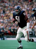 Dick Butkus Signed Chicago Bears 35x43 Framed Jersey (Beckett) 8xPro Bowl L.B.