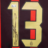 Alessandro Nesta Signed AC Milan Home Soccer Jersey #13 with Beckett Witness