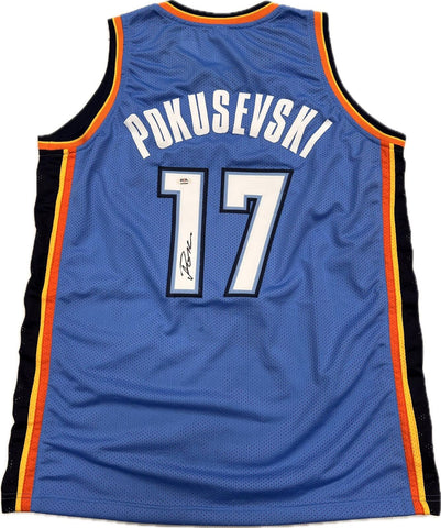 Aleksej Pokusevski signed jersey PSA/DNA Oklahoma City Thunder Autographed